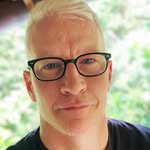 A photo of Anderson Cooper, a TV Host, who has a Light Summer color profile.
