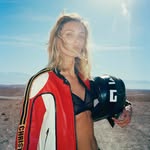 A photo of Anja Rubik, a Model, who has a Light Summer color profile.