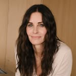 A photo of Courteney Cox, a Actress, who has a Bright Winter color profile.