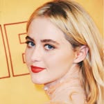 A photo of Kathryn Newton, a Actress, who has a Light Summer color profile.