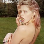 A photo of Abbey Lee Kershaw, a Model, who has a Light Summer color profile.