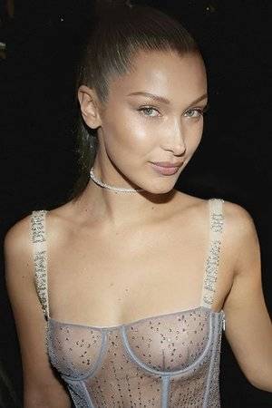 A photo of Bella Hadid, a Supermodel, who has a Soft Summer color profile.