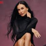 A photo of Demi Moore, a Actress, who has a Dark Winter color profile.