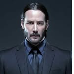 A photo of Keanu Reeves, a Actor, who has a Dark Winter color profile.