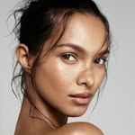 A photo of Lais Ribeiro, a Model, who has a Dark Winter color profile.