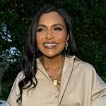A photo of Mindy Kaling, a Actress, Writer, who has a Dark Winter color profile.