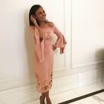 A photo of Miranda Tapsell, a Actress, Author, who has a Dark Winter color profile.