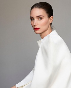 A photo of Rooney Mara, a Actress, who has a Soft Summer color profile.