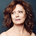 A photo of Susan Sarandon, a Actress, Activist, who has a Dark Autumn color profile.