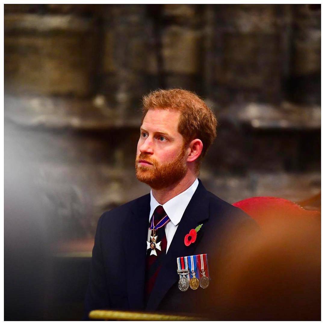 A photo of Prince Harry, a Royal, who has a Light Spring color profile.