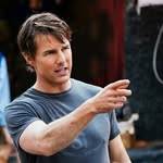 A photo of Tom Cruise, a Actor, who has a Bright Winter color profile.