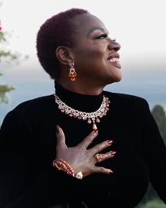 A photo of Viola Davis, a Actress, Producer, who has a Dark Winter color profile.
