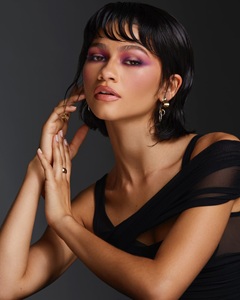 A photo of Zendaya, a Actress, Singer, who has a Dark Autumn color profile.